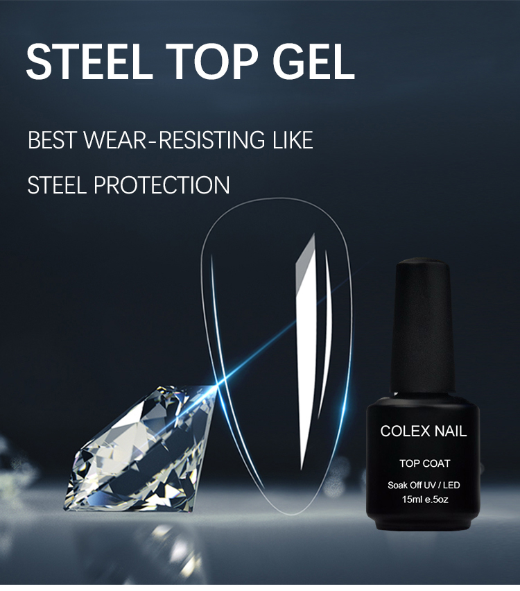 ຜົນກະທົບທີ່ສົມບູນແບບຂອງ Gel Top Coat