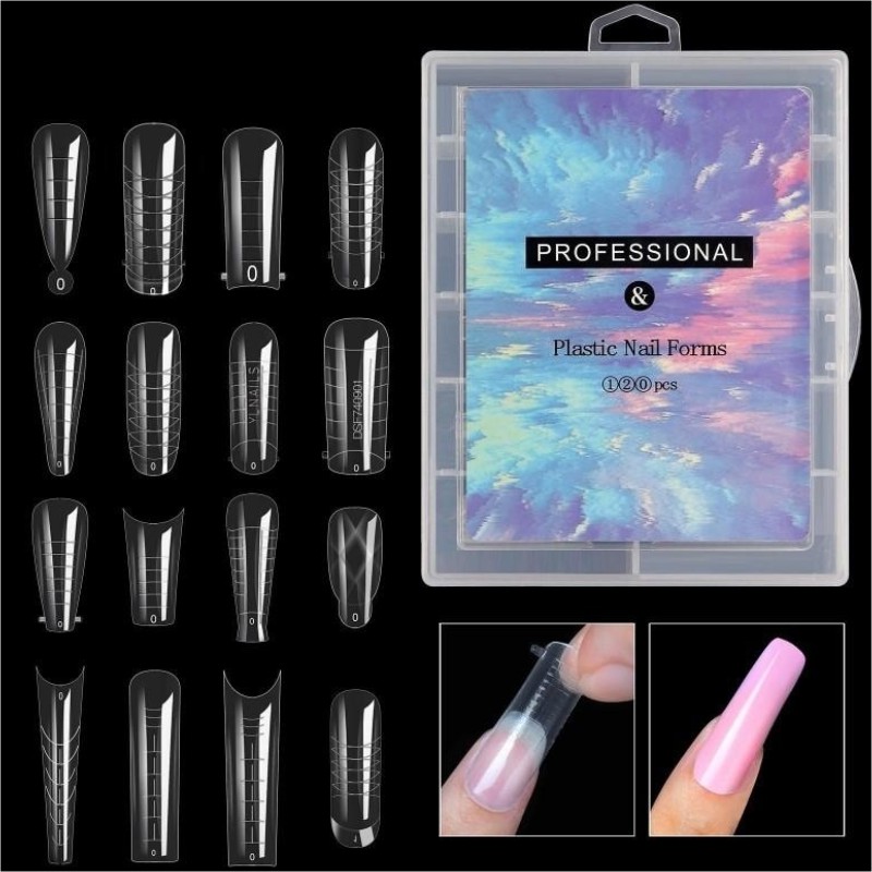 Acrylic Nail Art Mold ເຄັດລັບເລັບທຽມ