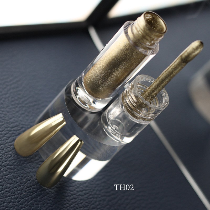ການທາສີເລັບ Metallic Liquid Mirror Nail Powder