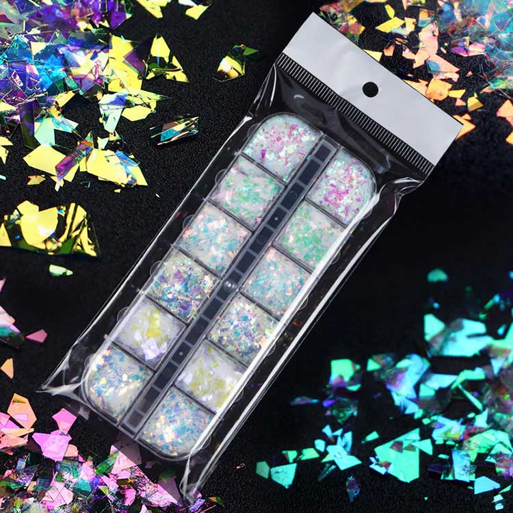 ເລັບ Sequins ຮູບແບບ